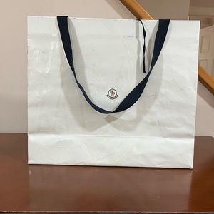 Moncler paper bag